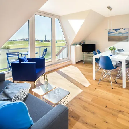 Deichknutt Himmel - Mit Hafen Und Meerblick * Juist